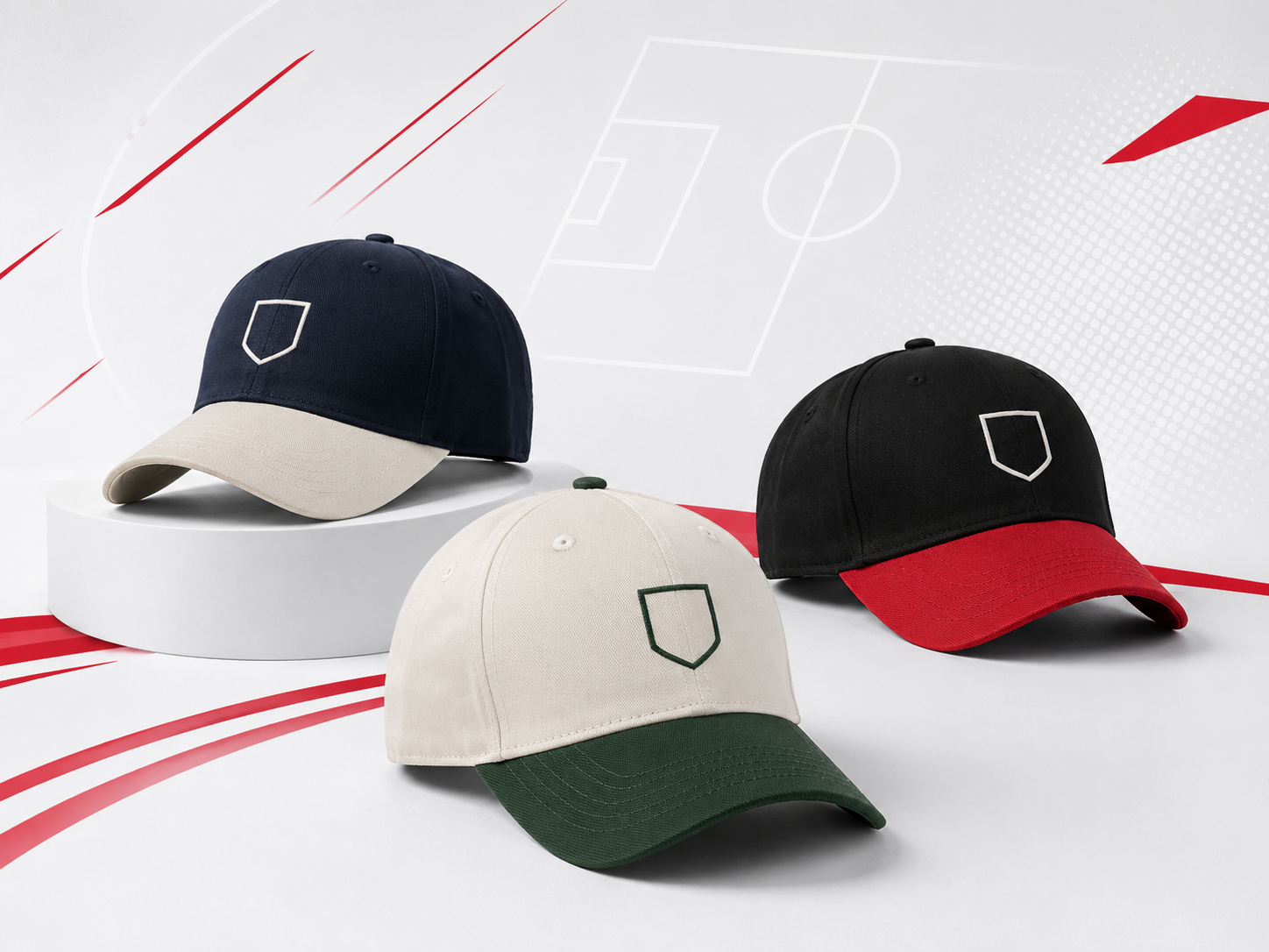 Cappelli sportivi personalizzati per staff squadra ed eventi